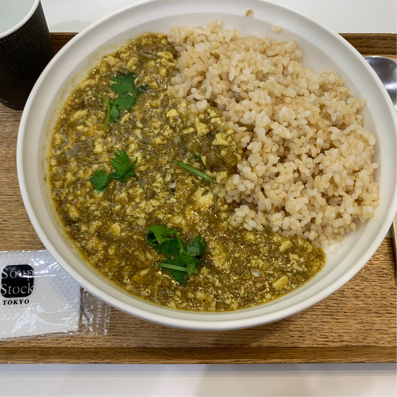 ぶどう山椒の麻婆カレー(スープストックトーキョー 高田馬場メトロピア店)