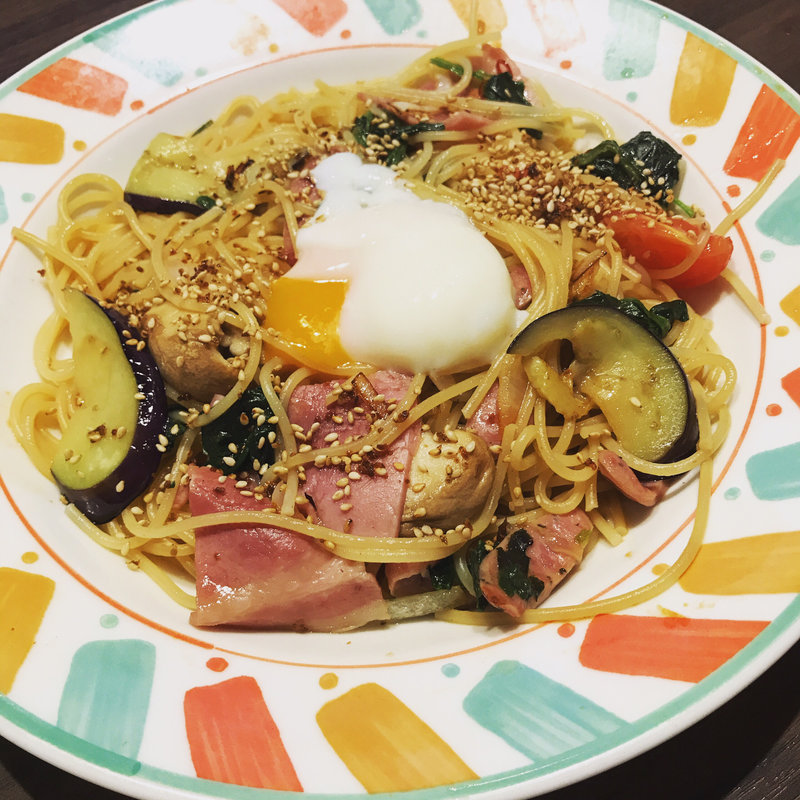 星乃スパゲッティー（具だくさん醤油バター）(星乃珈琲店 葛飾南水元店 )