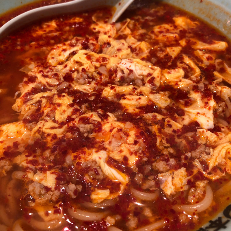 タンタン麺 メチャ辛(元祖ニュータンタンメン本舗 京町店)