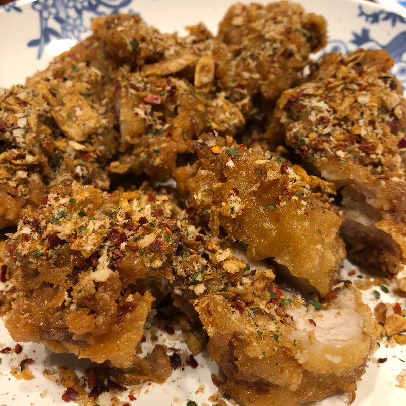 たっぷりスパイシーチップのクリスピー唐揚げ(バーミヤン 武蔵藤沢店)