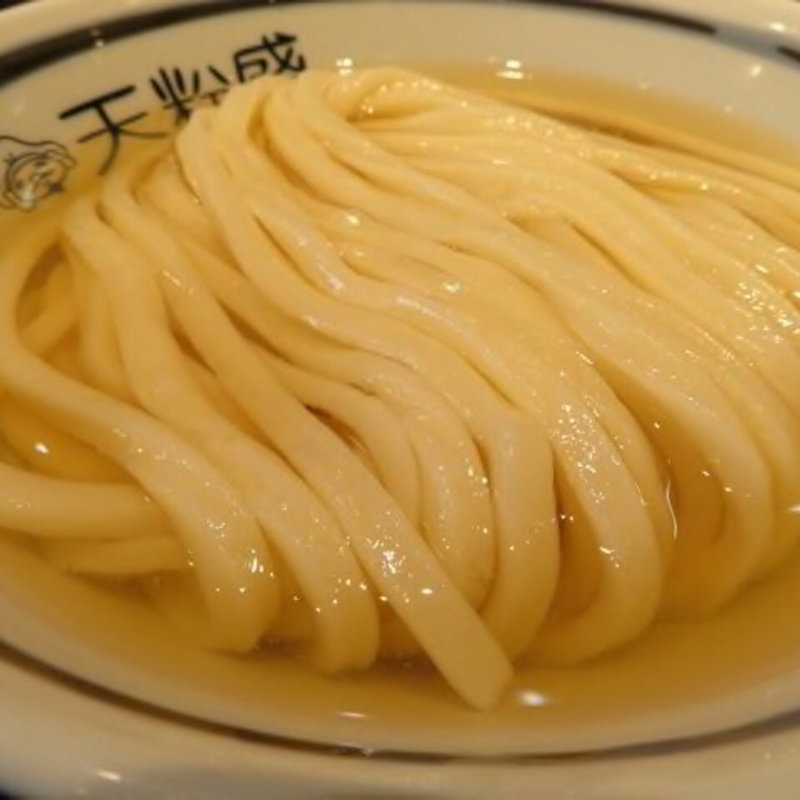 冷かけうどん(手作りうどん讃岐 天粉盛)