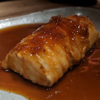 長芋豚巻ステーキ(山芋の多い料理店　麻布十番)