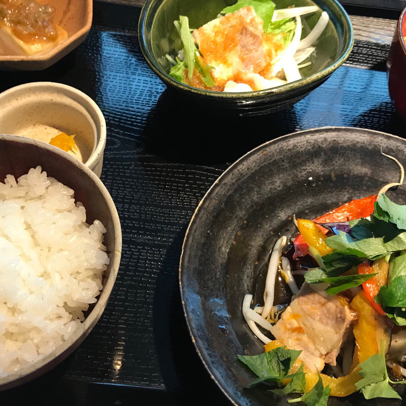 よだれ豚定食(飯田橋 喝采)