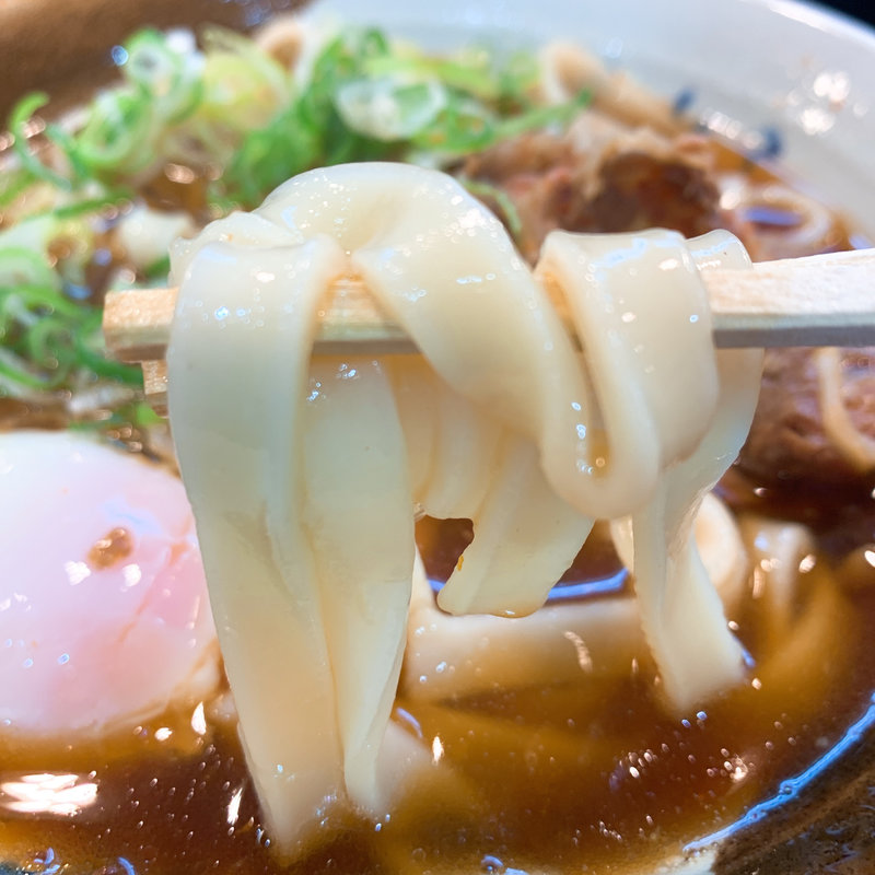 牛肉きしめん(住よし JR名古屋駅 新幹線上り)