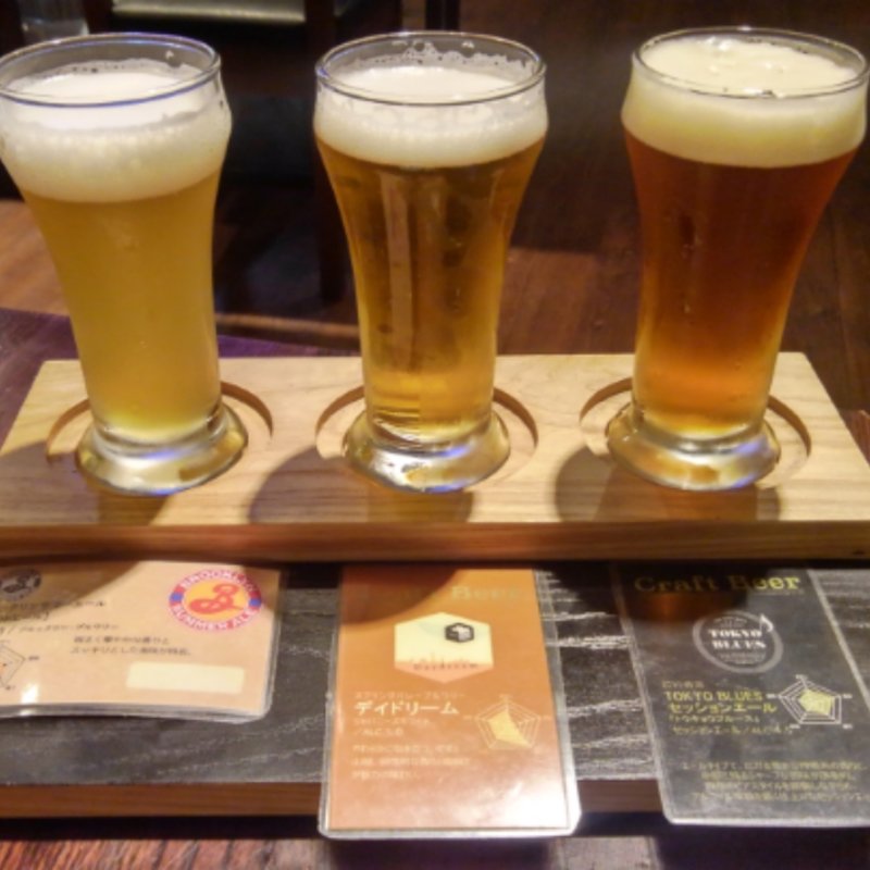 クラフトビール飲み比べ(ホルモン太一)