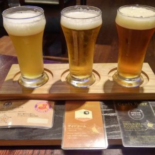 クラフトビール飲み比べ(ホルモン太一)