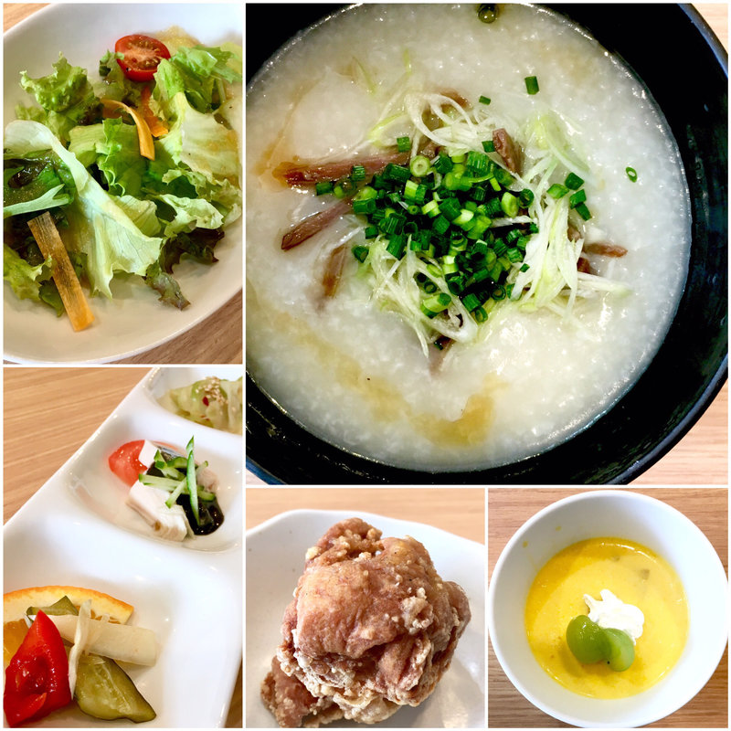 中華粥セット（ランチ）(中華ダイニング グルペット)