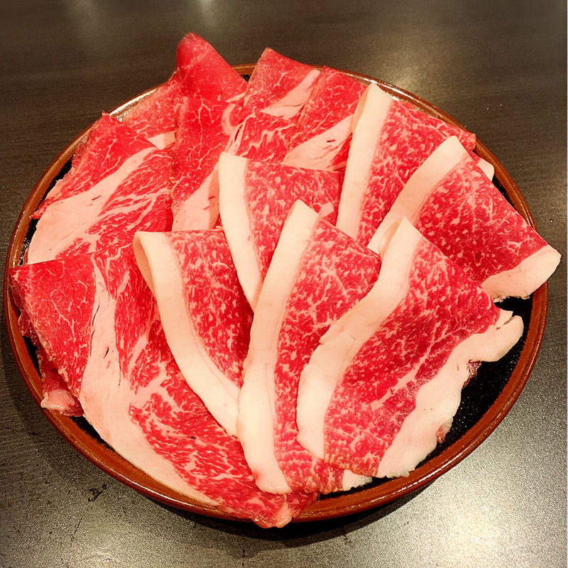 すきやき 黒毛和牛 コウネ、クラシタロース盛り合わせ(もん善別館 )