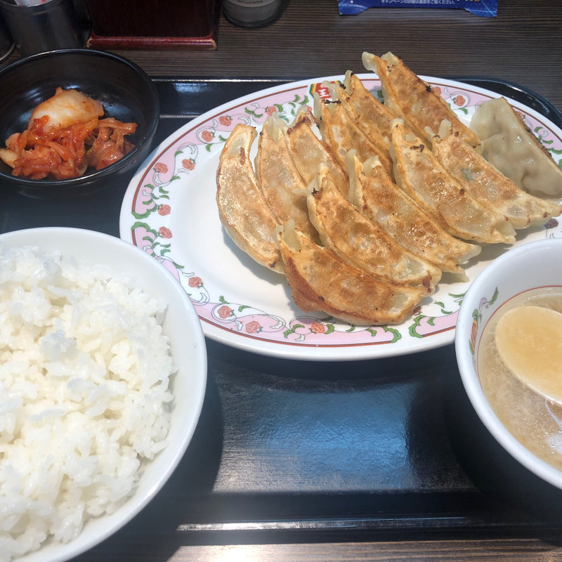 餃子定食(餃子の王将 高田馬場店)