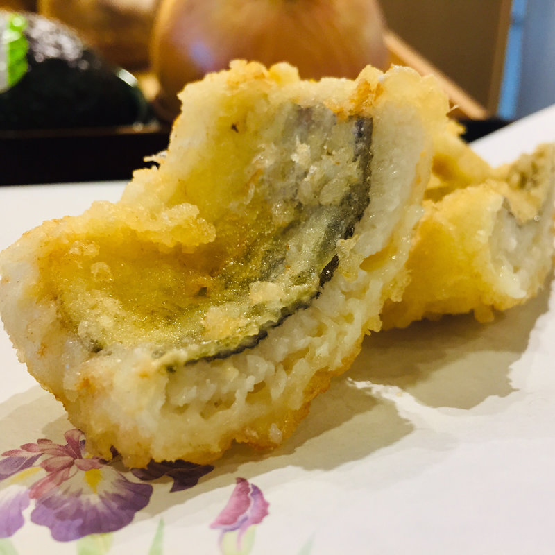 志布志産鱧の天ぷら(天ぷら くきに)