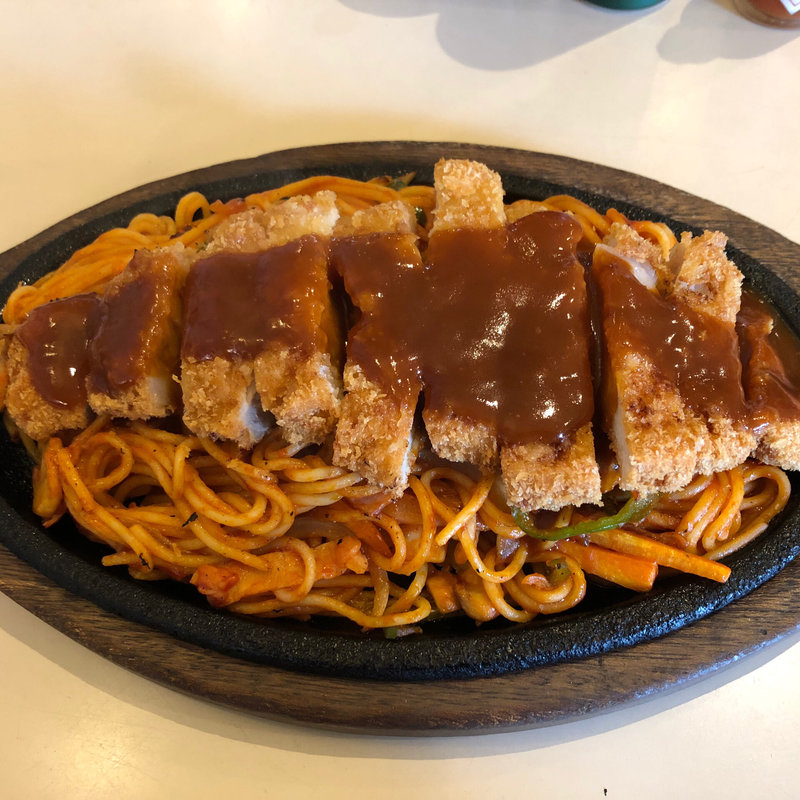 カツスパゲティ(喫茶 りんでん)