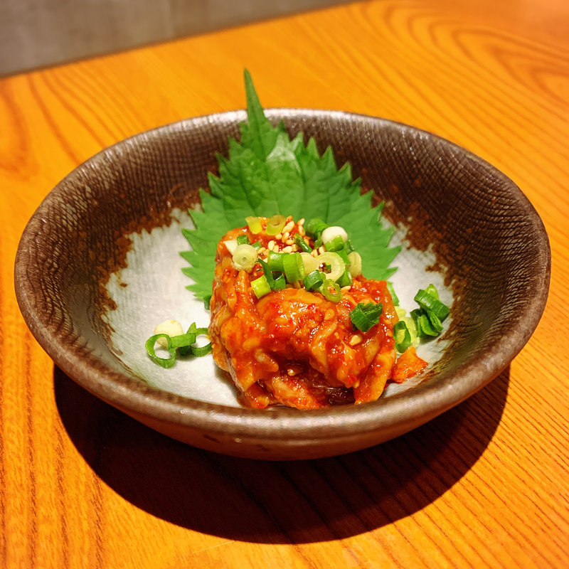 チャンジャ(黒毛和牛焼肉 薩摩 牛の蔵 広尾本店)