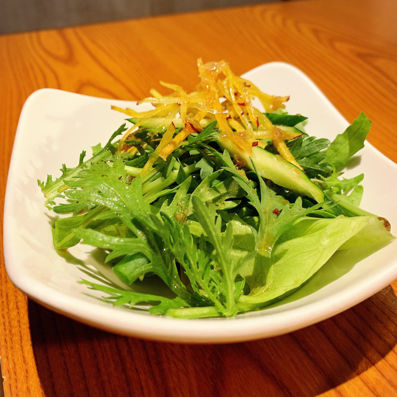 牛の蔵サラダ(黒毛和牛焼肉 薩摩 牛の蔵 広尾本店)