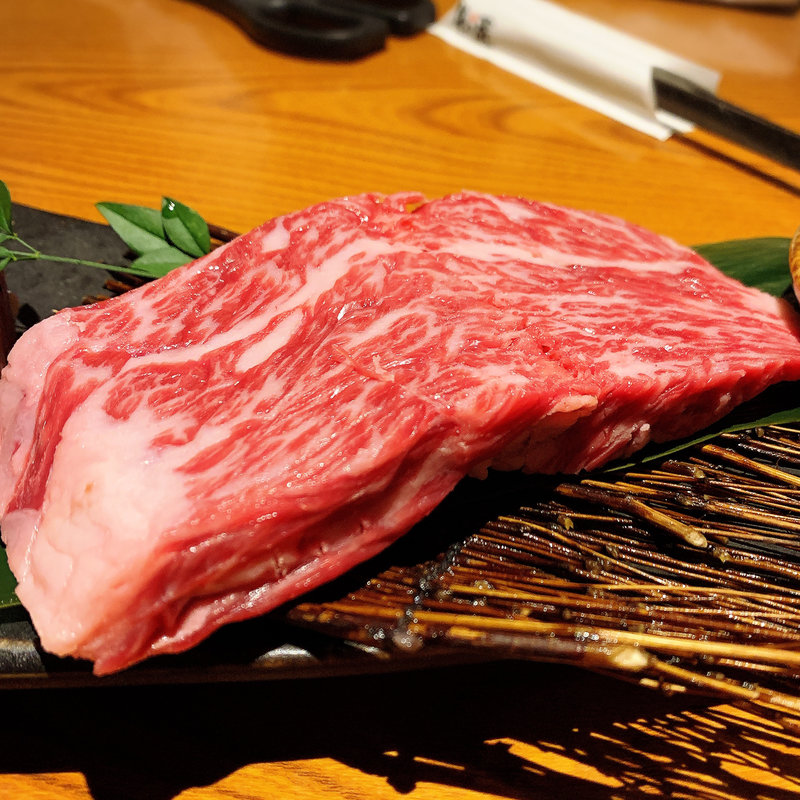 和牛ハラミステーキ(黒毛和牛焼肉 薩摩 牛の蔵 広尾本店)