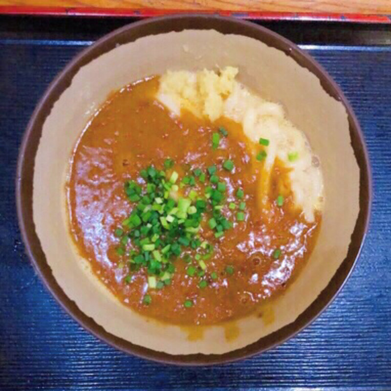 かま玉カレーうどん(びっくりうどん)