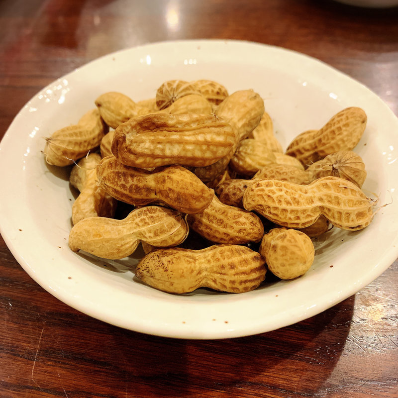 茹で落花生( 灼味噌らーめん 八堂八（やどや）)