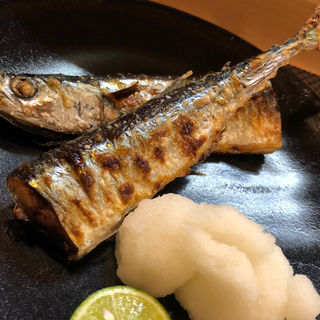 新秋刀魚の塩焼き(峰屋 )