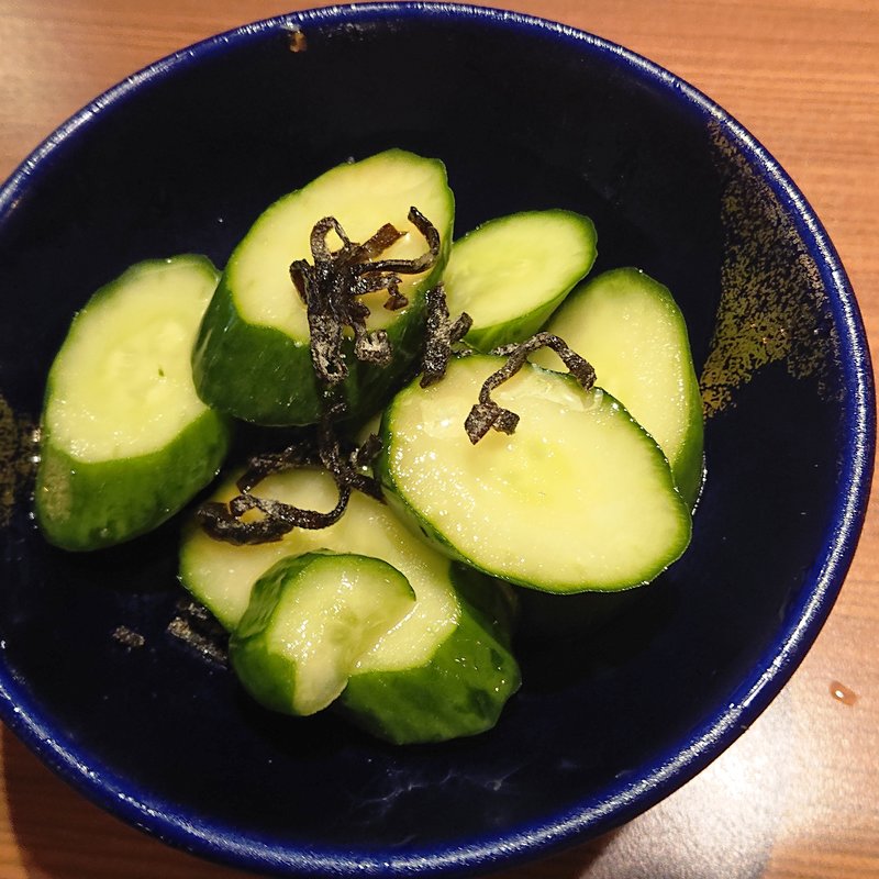 浅漬けきゅうりと旨味昆布(和民 大鳥居店 （わたみ）)