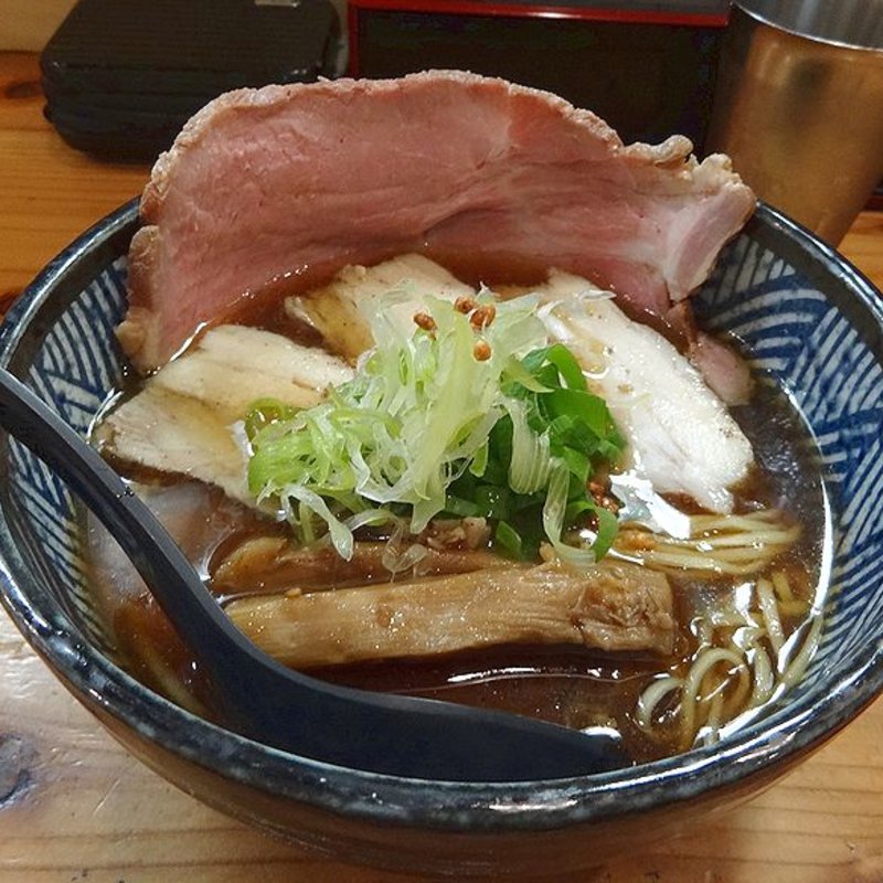 だししょうゆラーメン(極麺 青二犀 （ゴクメン アオニサイ）)