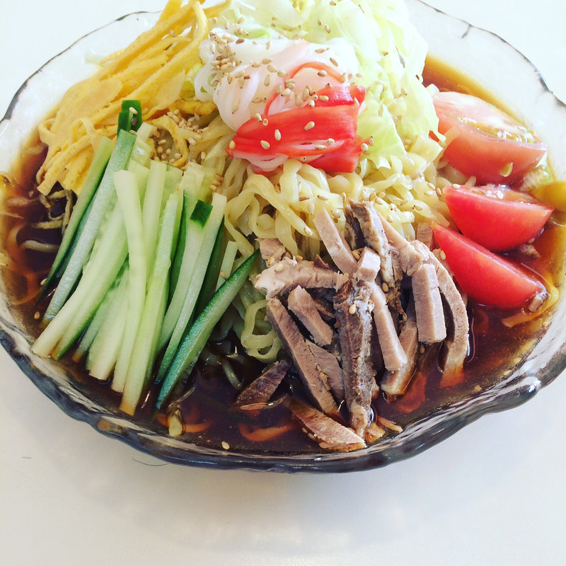 冷やし中華大盛り(パンダ飯店)