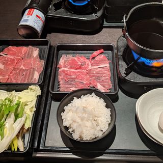 牛肉のすきしゃぶ(吉今 Shin-Osaka)