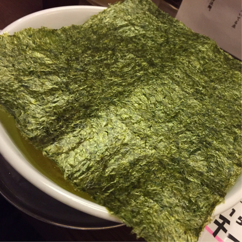 鶏魚貝塩ラーメン(フスマにかけろ 中崎壱丁 （麩）)