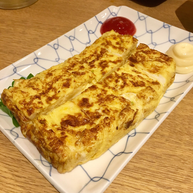 厚焼き玉子(キラーカンの店 居酒屋カンちゃん)