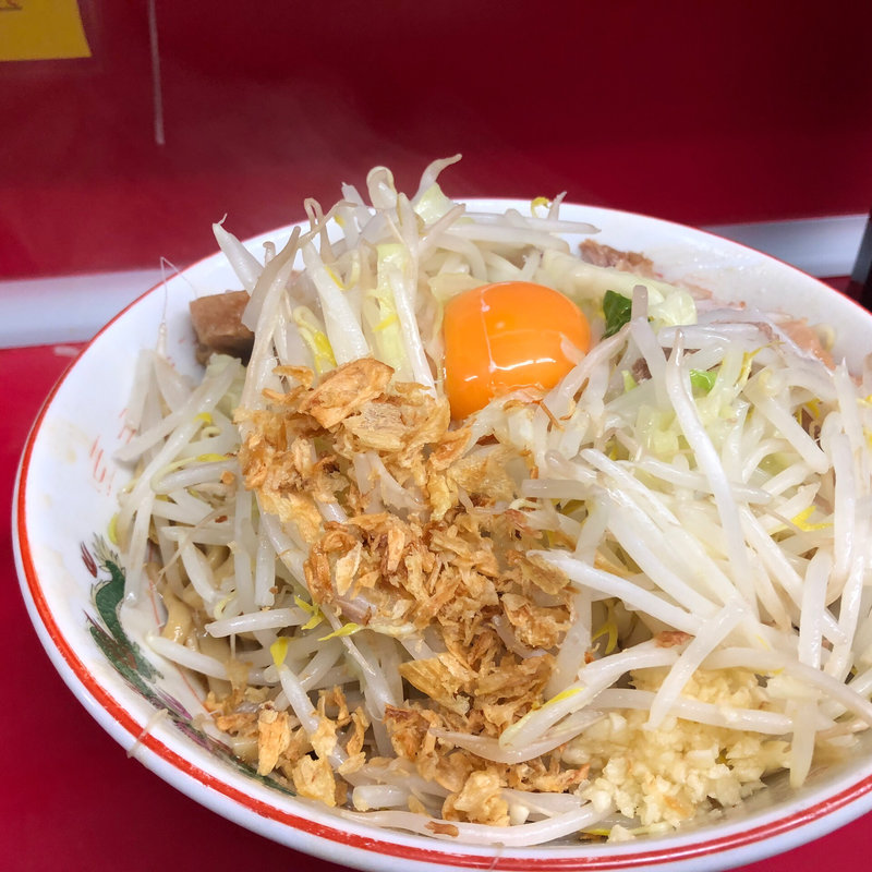 ラーメン大（汁無し）(ラーメン二郎 湘南藤沢店 )