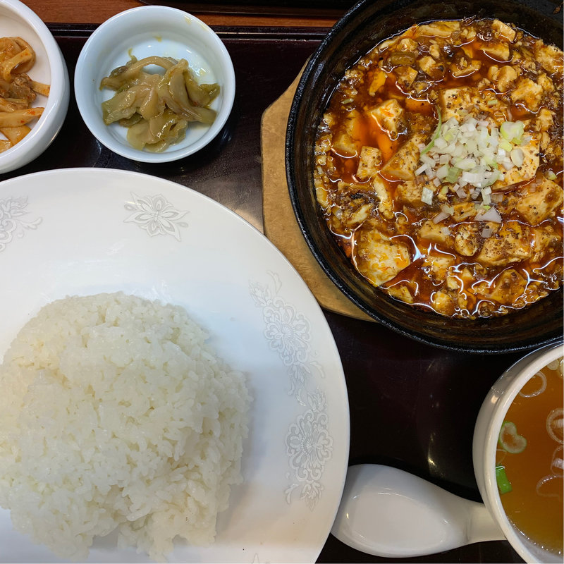 四川麻婆豆腐定食(中嘉屋食堂 麺飯甜 仙台駅構内店 )