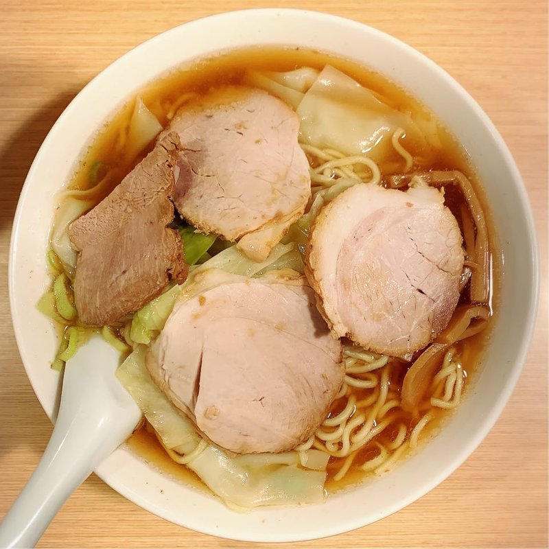 ワンタン麺(らーめん田丸 （たまる）)
