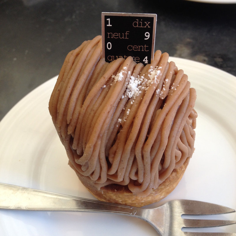 モンブラン(パティスリー 1904 ディズヌフソンキャトル)