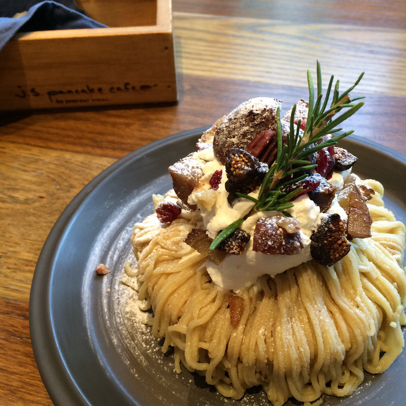 モンブランパンケーキ(J.S. PANCAKE CAFE マークイズみなとみらい店)