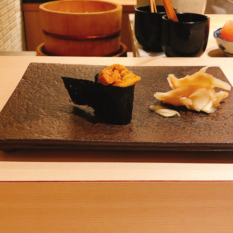 雲丹の軍艦(鮨 みや川)