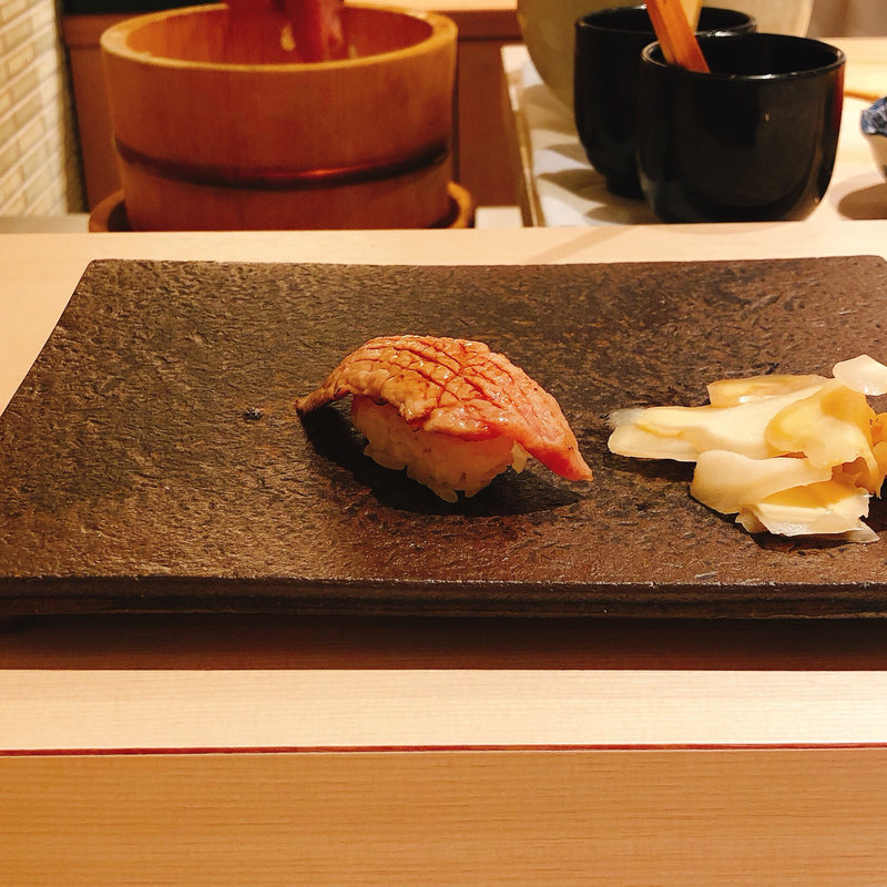 炙りトロの握り(鮨 みや川)