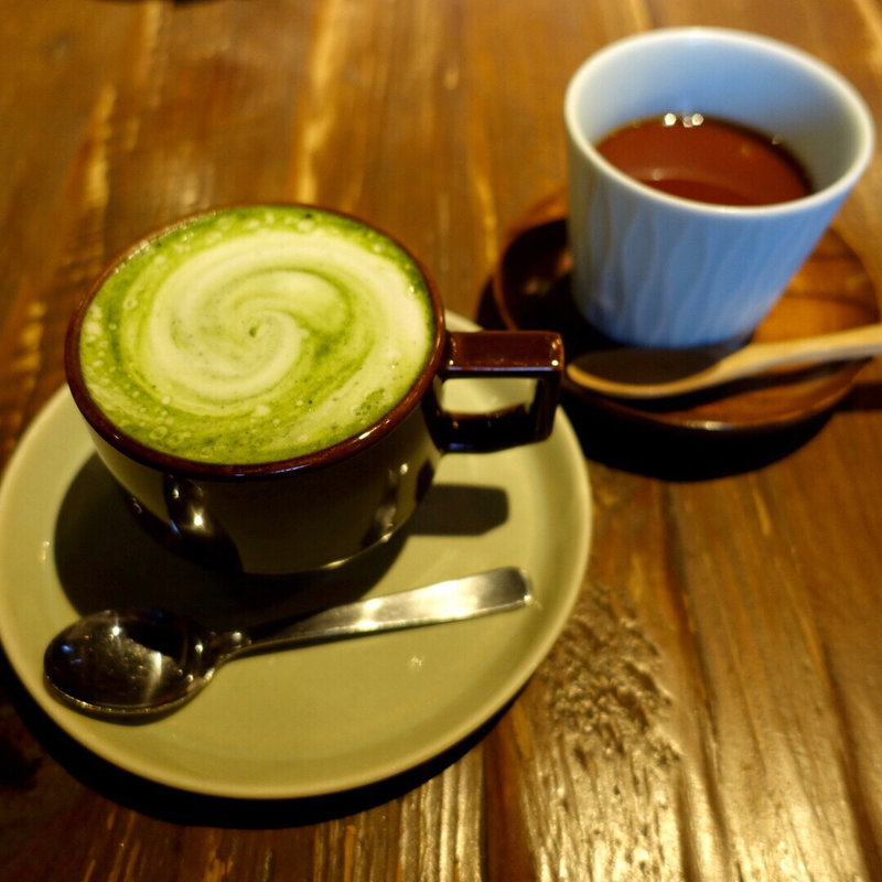 抹茶ラテ(古民家カフェ 蓮月)