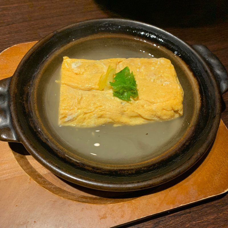 「龍のたまご」の出汁巻き卵(星空の中へ )