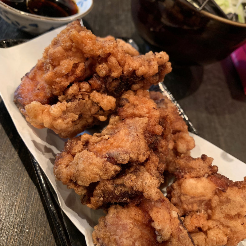 唐揚げ(つけそば　周庵 )