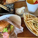 テリヤキバーガーセット(ハートフルバーガー)