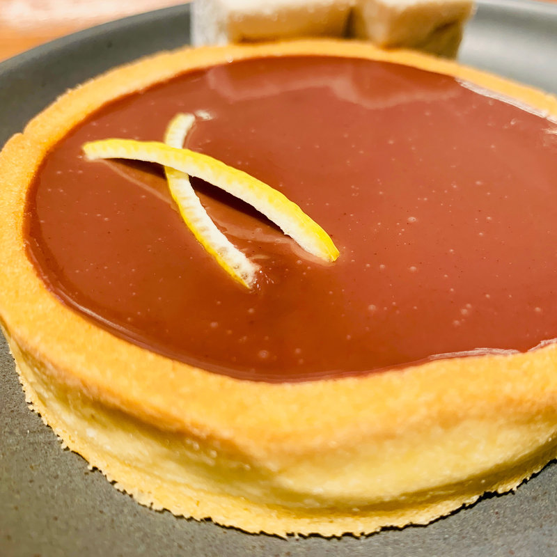 チョコレートタルト(ダンデライオン・チョコレート ファクトリー＆カフェ蔵前)