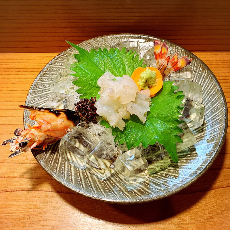 生車海老のお造り(とみ助 )