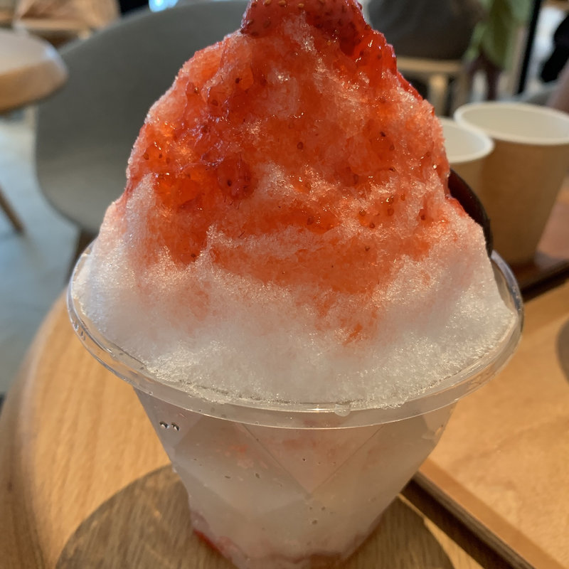 あんペーストかき氷 いちご(あんスタンド北青山店)