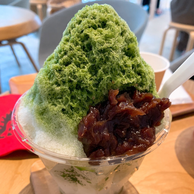 あんペーストかき氷 抹茶(あんスタンド北青山店)