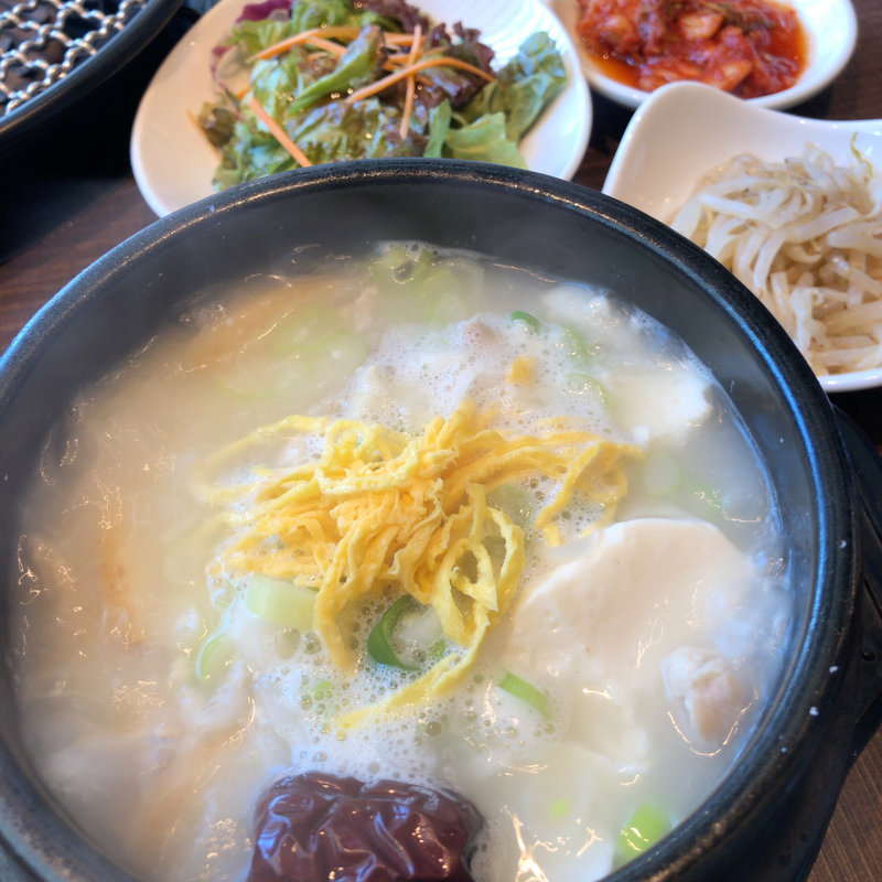 参鶏純豆腐チゲ(Kollabo 横浜ベイクォーター店)