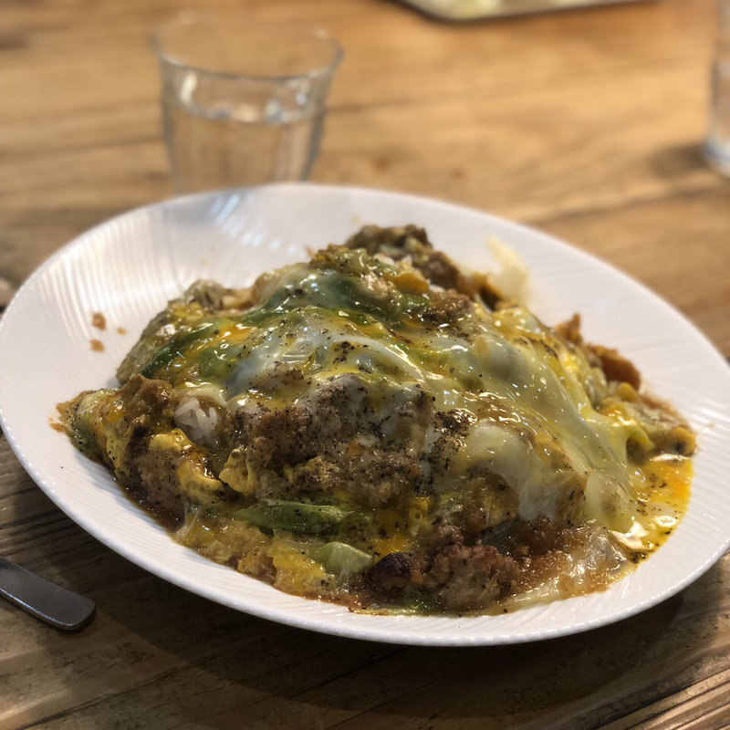 ハンバーグとレタスのオリジナルライス(バーボン)