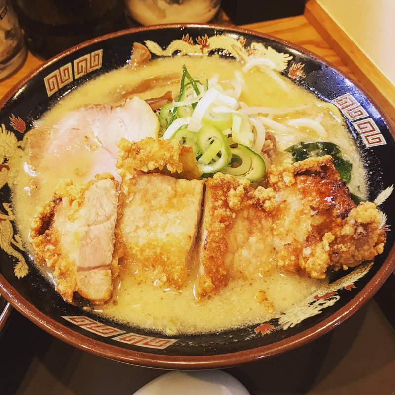 豚から揚げ味噌(北海道らーめん 味噌丸)