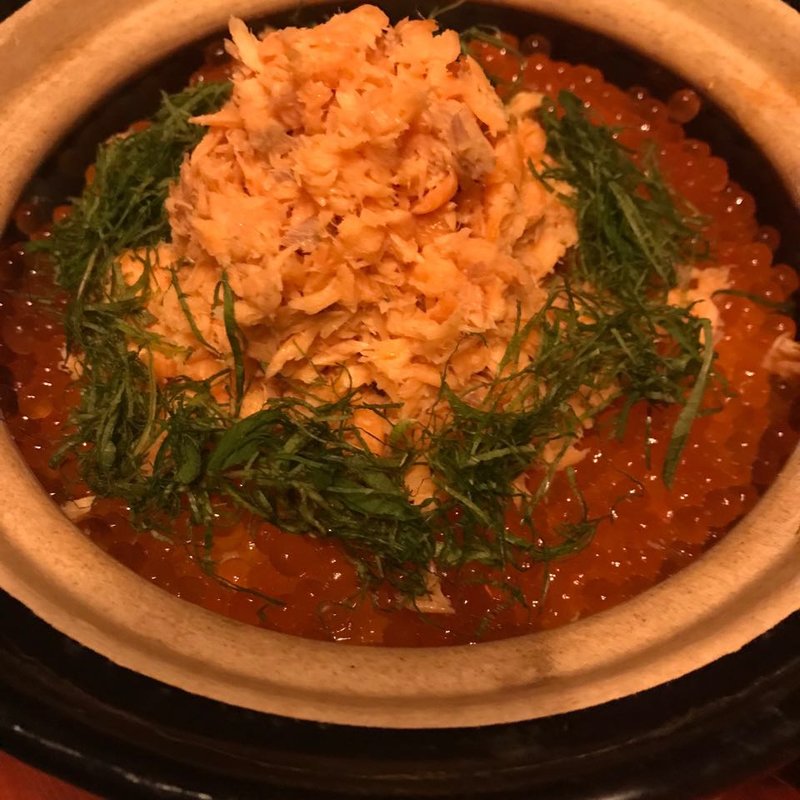 いくらシャケご飯(瓢箪)