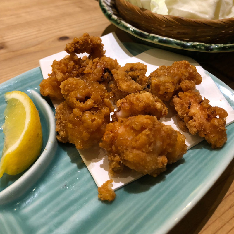 本気のタコ唐(海鮮居酒屋 てつたろう 梅田中崎町店)