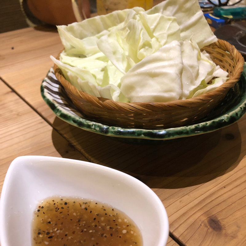 塩ダレキャベツ(海鮮居酒屋 てつたろう 梅田中崎町店)
