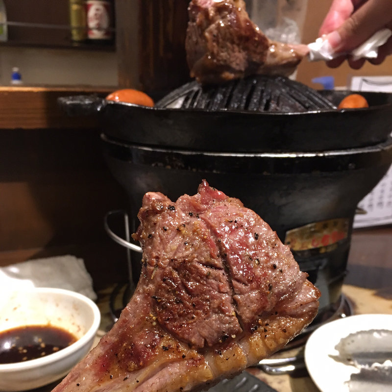 ラムチョップ(ジンギスカン 義経)