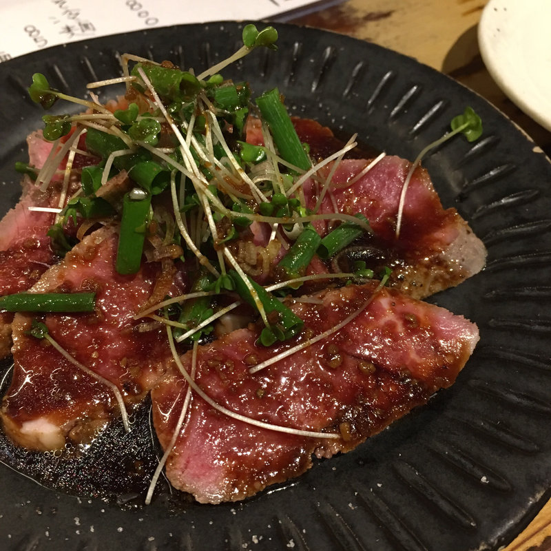 仔羊上ヒレたたき刺(ジンギスカン 義経)